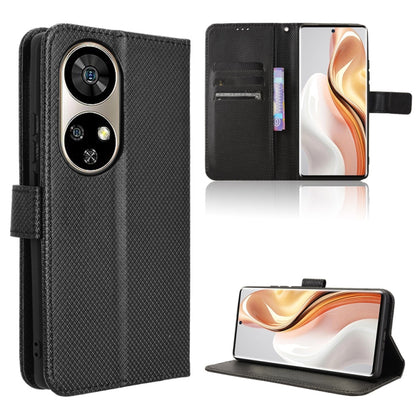 For Ulefone Note 17 Pro Diamond Texture Leather Phone Case(Black) by buy2fix