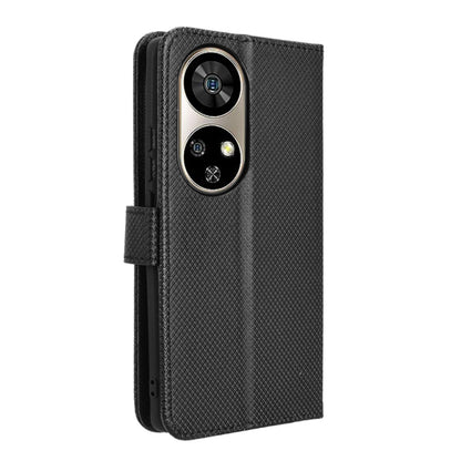 For Ulefone Note 17 Pro Diamond Texture Leather Phone Case(Black) by buy2fix