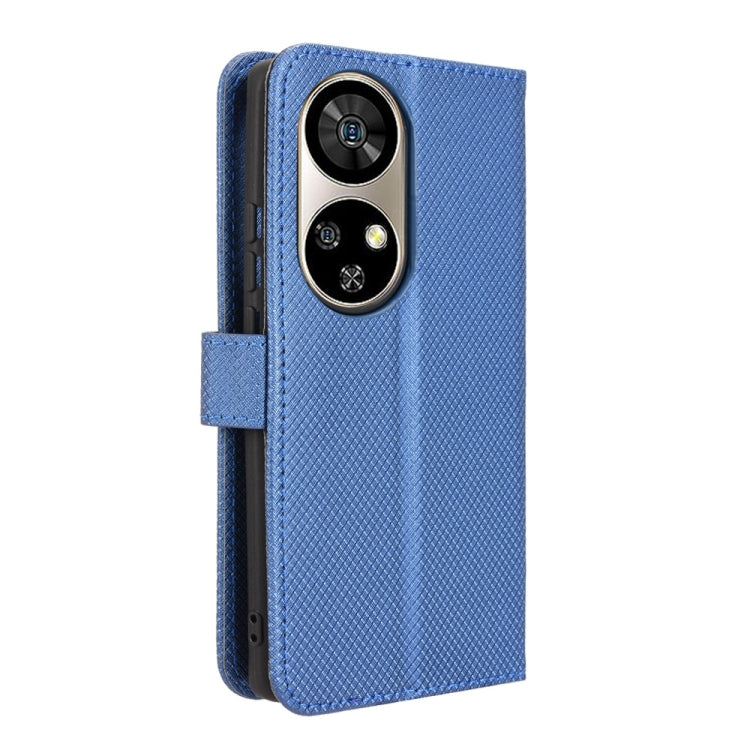 For Ulefone Note 17 Pro Diamond Texture Leather Phone Case(Blue) by buy2fix