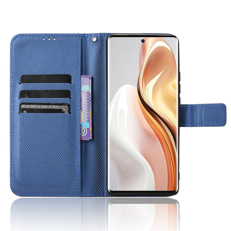 For Ulefone Note 17 Pro Diamond Texture Leather Phone Case(Blue) by buy2fix