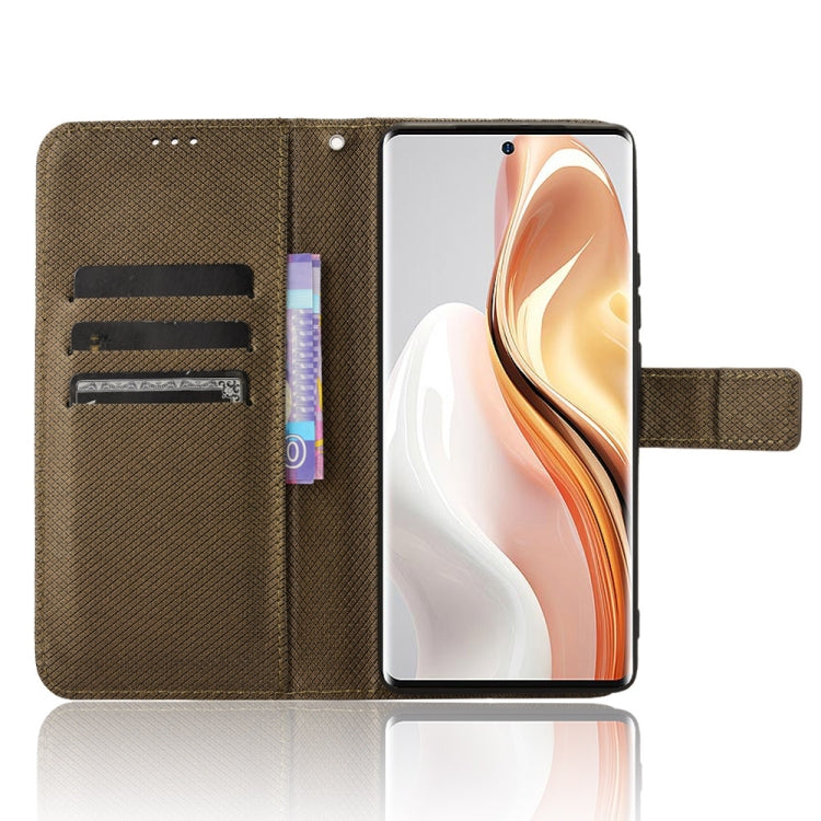 For Ulefone Note 17 Pro Diamond Texture Leather Phone Case(Brown) by buy2fix