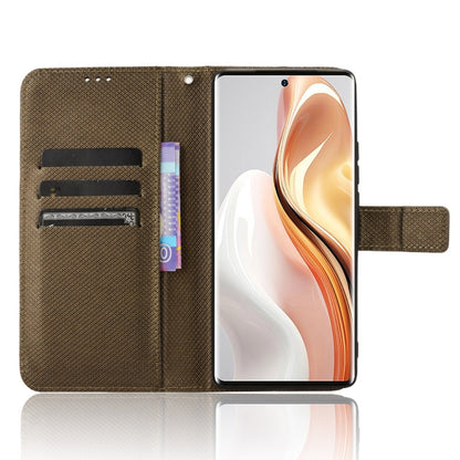 For Ulefone Note 17 Pro Diamond Texture Leather Phone Case(Brown) by buy2fix