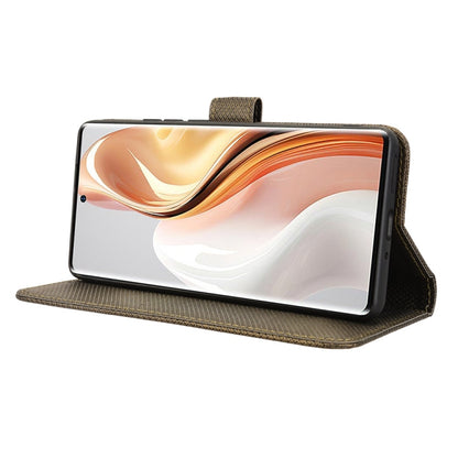 For Ulefone Note 17 Pro Diamond Texture Leather Phone Case(Brown) by buy2fix