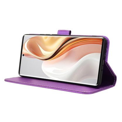 For Ulefone Note 17 Pro Diamond Texture Leather Phone Case(Purple) by buy2fix