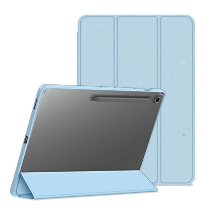 For Samsung Galaxy Tab S10 FE+ DUX DUCIS TOBY Series Antiskid Leather Tablet Case with Sleep / Wake-up Function(Blue) - Galaxy Tab S10 FE+ by DUX DUCIS | Online Shopping UK | buy2fix