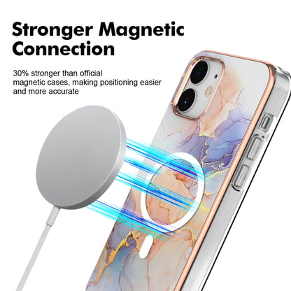 For iPhone 12 / 12 Pro Marble Pattern Dual-side IMD Magsafe TPU Phone Case(White Marble) by buy2fix