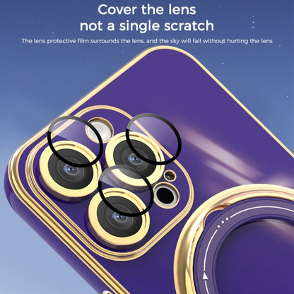 For iPhone 11 Pro Multifunction Electroplating MagSafe Holder Phone Case(Black) by buy2fix