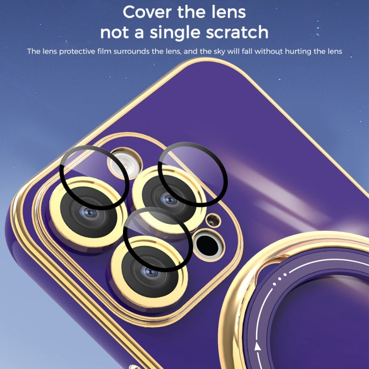 For iPhone 11 Multifunction Electroplating MagSafe Holder Phone Case(Dark Green) by buy2fix