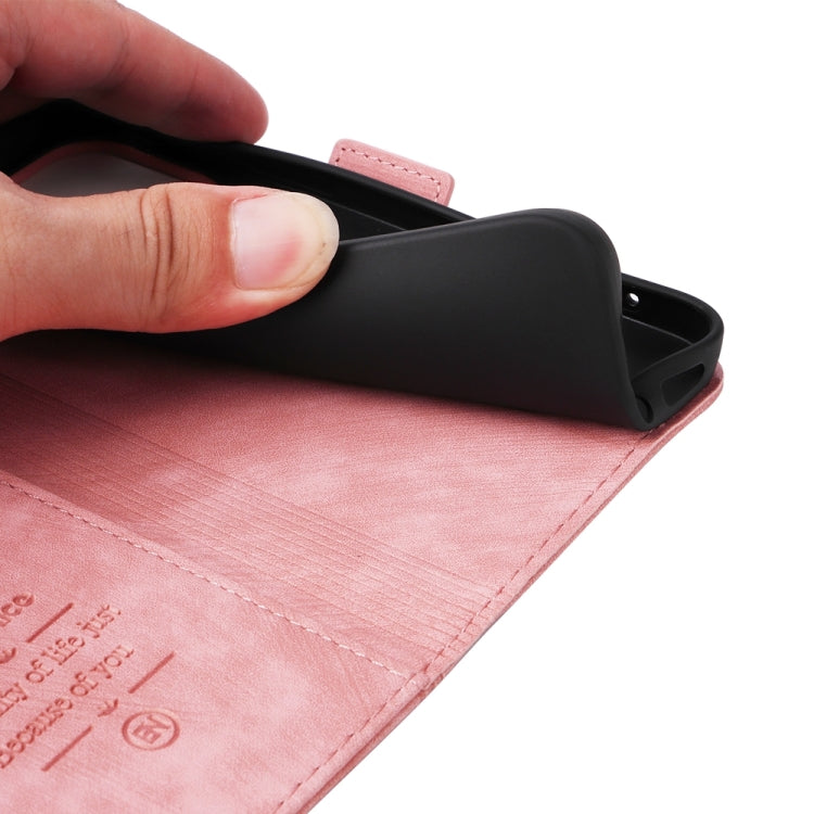 For Xiaomi Redmi 13C 4G / 5G BETOPNICE Dual-side Buckle Leather Phone Case(Pink) by BETOPNICE