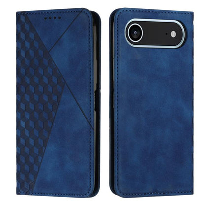 For iPhone Air Diamond Splicing Skin Feel Magnetic Leather Phone Case(Blue) - iPhone Air Cases by buy2fix | Online Shopping UK | buy2fix