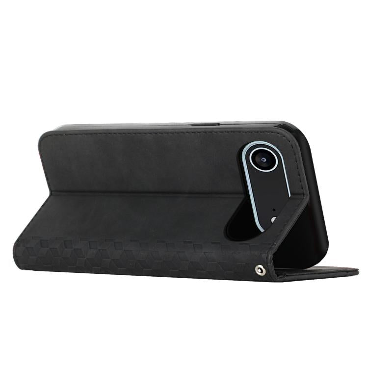 For iPhone Air Diamond Splicing Skin Feel Magnetic Leather Phone Case(Black) - iPhone Air Cases by buy2fix | Online Shopping UK | buy2fix