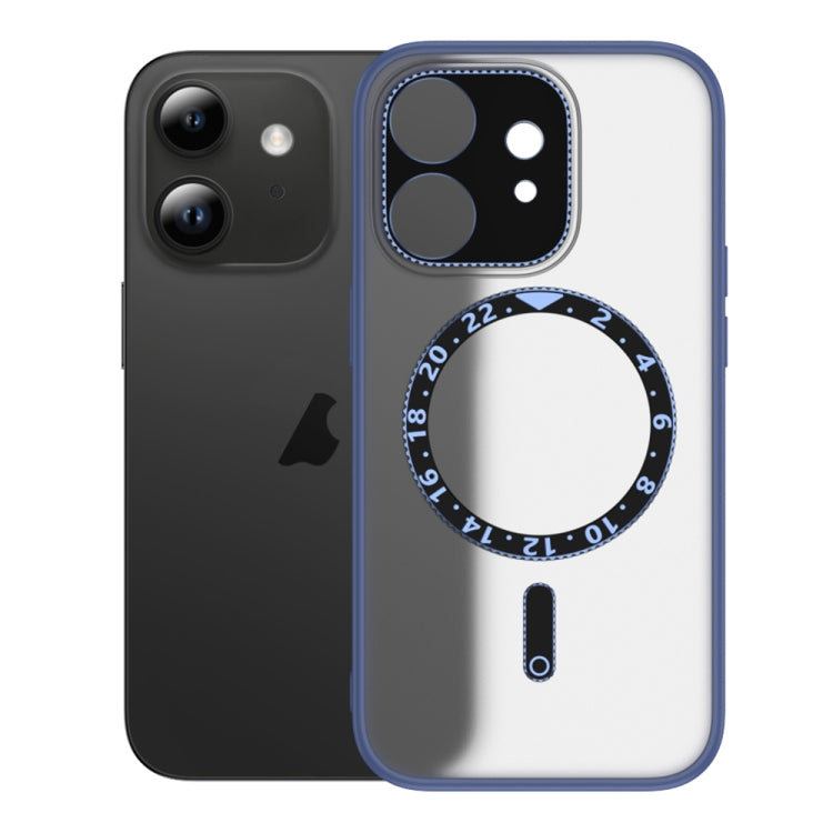 For iPhone 12 Dial Plate Magsafe Phone Case(Sierra Blue) by buy2fix