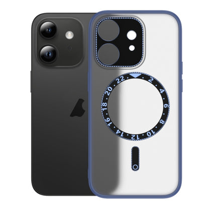 For iPhone 12 Dial Plate Magsafe Phone Case(Sierra Blue) by buy2fix