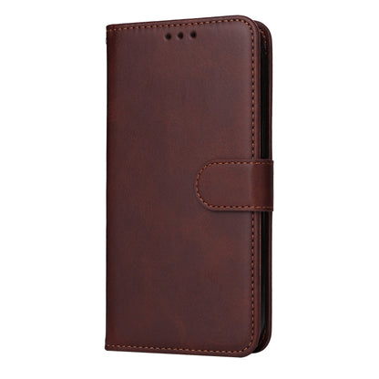 For Samsung Galaxy S23 FE 5G Classic Calf Texture Flip Leather Phone Case(Brown) by buy2fix