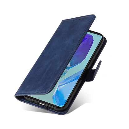 For Samsung Galaxy M55 5G Classic Calf Texture Flip Leather Phone Case(Blue) by buy2fix