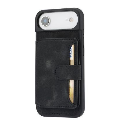 For iPhone Air Skin Feel Dream RFID Anti-theft PU Card Bag Phone Case(Black) - iPhone Air Cases by buy2fix | Online Shopping UK | buy2fix