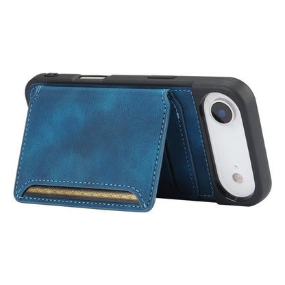 For iPhone Air Skin Feel Dream RFID Anti-theft PU Card Bag Phone Case(Peacock Blue) - iPhone Air Cases by buy2fix | Online Shopping UK | buy2fix