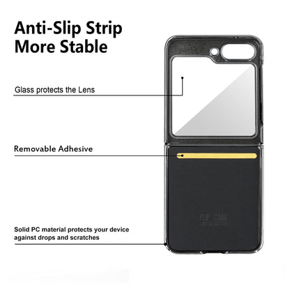 For Samsung Galaxy Z Flip5 Rocky Series Wristband Holder PC Phone Case(White) - Galaxy Z Flip5 Cases by buy2fix | Online Shopping UK | buy2fix