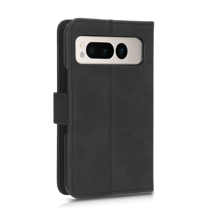 For Google Pixel Fold Skin Feel Magnetic Flip Leather Phone Case(Black) by buy2fix
