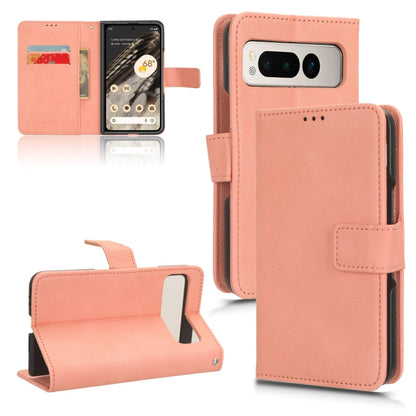 For Google Pixel Fold Lamb Texture Leather Phone Case(Pink) by buy2fix