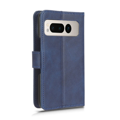 For Google Pixel Fold Lamb Texture Leather Phone Case(Blue) by buy2fix