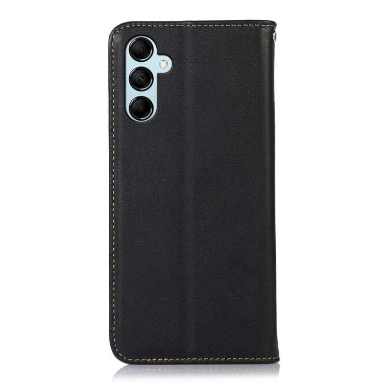 For Samsung Galaxy S24 KHAZNEH Nappa Top Layer Cowhide Leather Phone Case(Black) - Galaxy Phone Cases by buy2fix | Online Shopping UK | buy2fix