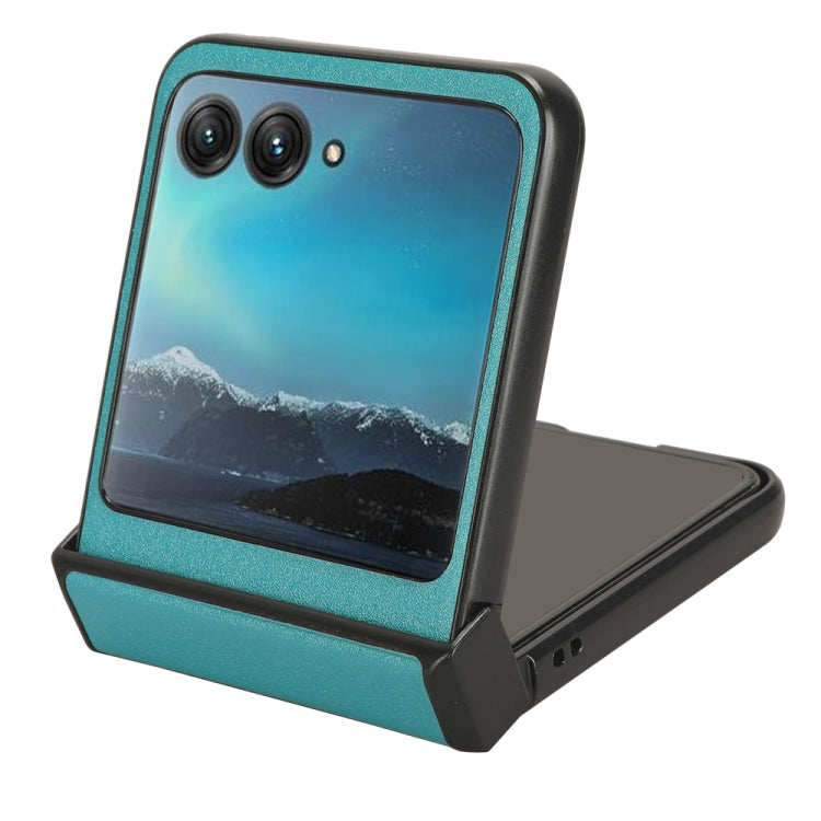 For Motorola Moto Razr 40 Ultra Sandskin Texture Phone Case(Blue) by buy2fix