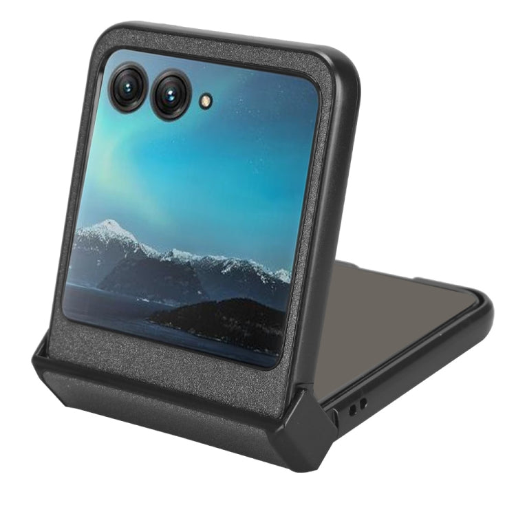 For Motorola Moto Razr 40 Ultra Sandskin Texture Phone Case(Grey) by buy2fix