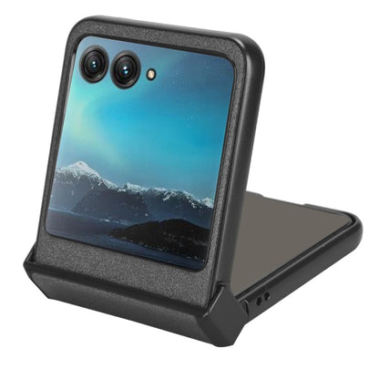 For Motorola Moto Razr 40 Ultra Sandskin Texture Phone Case(Grey) by buy2fix