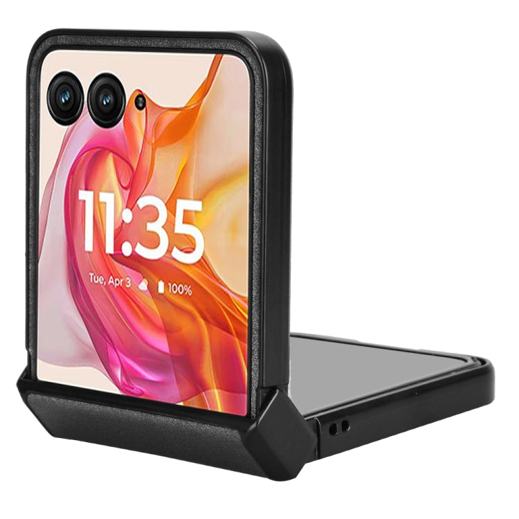 For Motorola Razr 50 Ultra Sandskin Texture Phone Case(Grey) by buy2fix