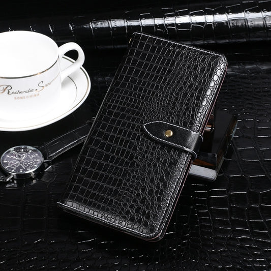 For vivo X100 Pro idewei Crocodile Texture Leather Phone Case(Black) - vivo Cases by idewei | Online Shopping UK | buy2fix