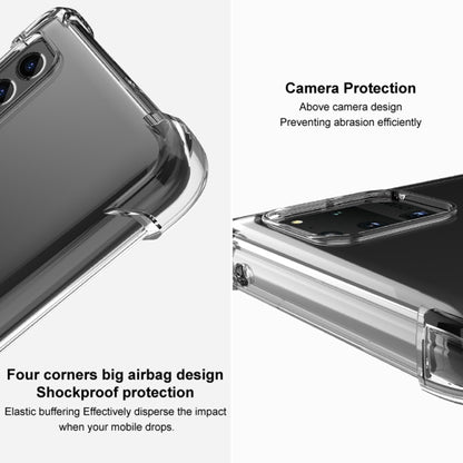 For Samsung Galaxy S23 FE 5G imak Shockproof Airbag TPU Phone Case(Transparent) by imak