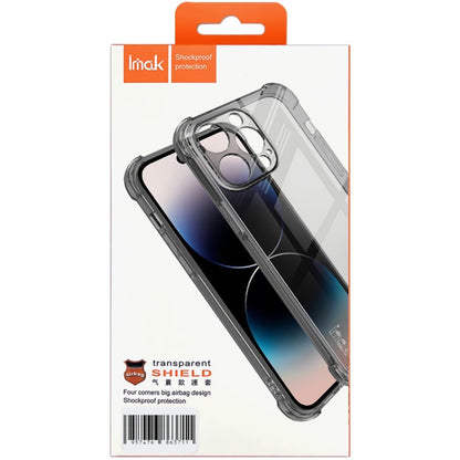 For Samsung Galaxy S23 FE 5G imak Shockproof Airbag TPU Phone Case(Transparent Black) by imak