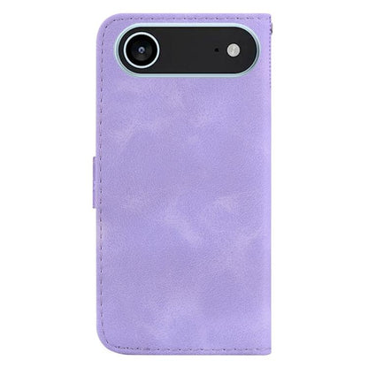 For iPhone Air Seven-shaped Embossed Leather Phone Case(Purple) - iPhone Air Cases by buy2fix | Online Shopping UK | buy2fix