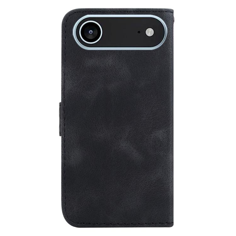 For iPhone Air Seven-shaped Embossed Leather Phone Case(Black) - iPhone Air Cases by buy2fix | Online Shopping UK | buy2fix