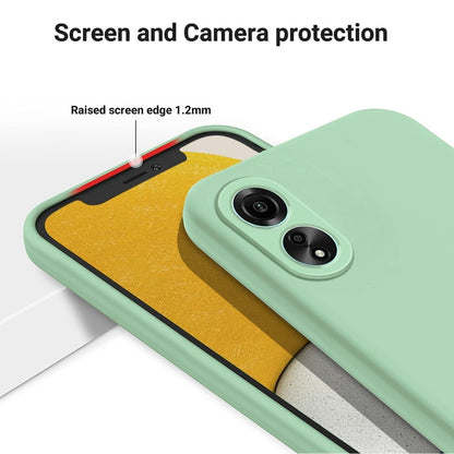 For Honor X5 Plus Solid Color Liquid Silicone Dropproof Full Coverage Phone Case(Green) - Honor Cases by buy2fix | Online Shopping UK | buy2fix