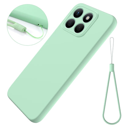 For Honor X8b Solid Color Liquid Silicone Dropproof Full Coverage Phone Case(Green) - Honor Cases by buy2fix | Online Shopping UK | buy2fix