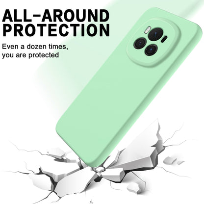 For Honor Magic6 Solid Color Liquid Silicone Dropproof Full Coverage Phone Case(Green) - Honor Cases by buy2fix | Online Shopping UK | buy2fix