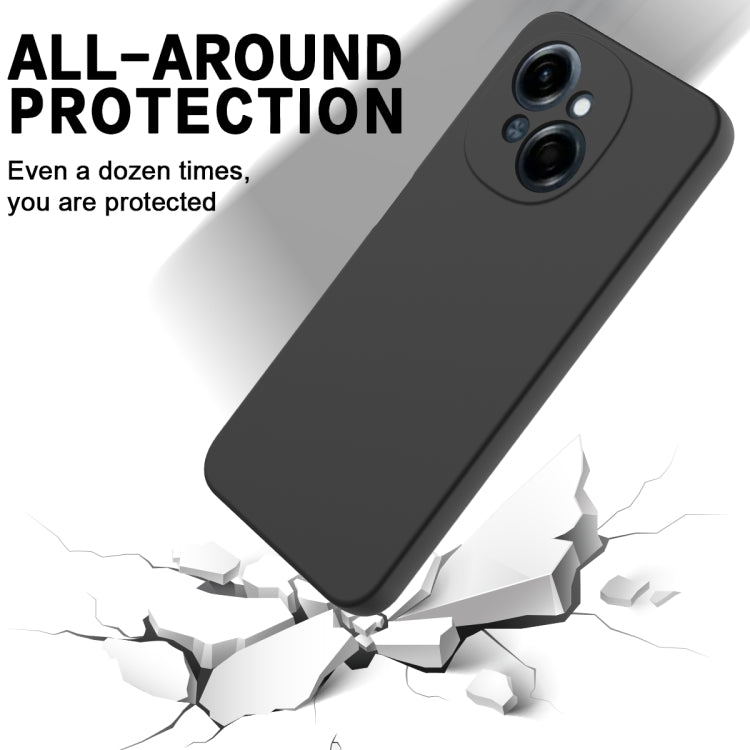 For Tecno Pop 9 4G / Spark Go 1 Solid Color Liquid Silicone Dropproof Full Coverage Phone Case(Black) by buy2fix