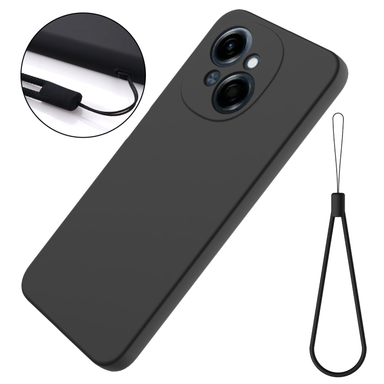 For Tecno Pop 9 4G / Spark Go 1 Solid Color Liquid Silicone Dropproof Full Coverage Phone Case(Black) by buy2fix