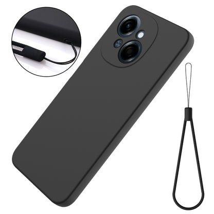 For Tecno Pop 9 4G / Spark Go 1 Solid Color Liquid Silicone Dropproof Full Coverage Phone Case(Black) by buy2fix