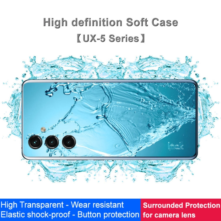 For Samsung Galaxy A25 5G imak UX-5 Series Transparent Shockproof TPU Protective Case(Transparent) by imak