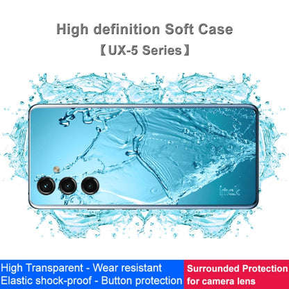For Samsung Galaxy A25 5G imak UX-5 Series Transparent Shockproof TPU Protective Case(Transparent) by imak