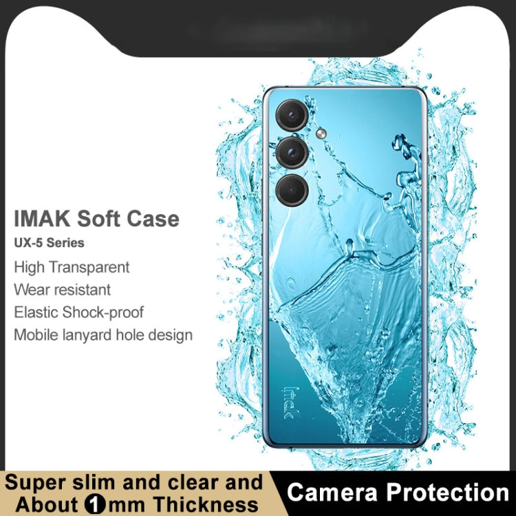 For Samsung Galaxy A55 5G imak UX-5 Series Transparent Shockproof TPU Protective Case(Transparent) by imak
