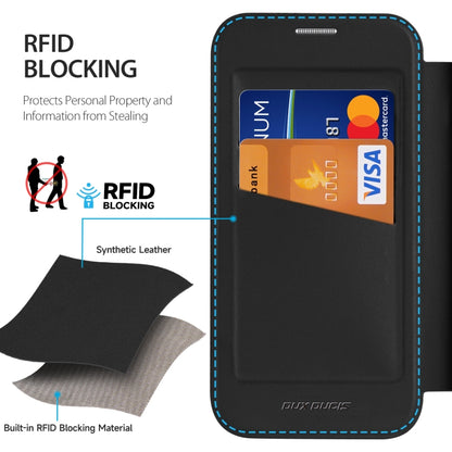 For iPhone 16 Pro DUX DUCIS Skin X Pro Series Magsafe PC + TPU Phone Leather Case(Black) by DUX DUCIS