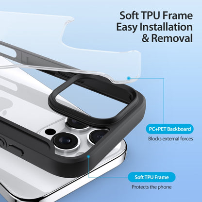 For iPhone 16 Pro DUX DUCIS Skin X Pro Series Magsafe PC + TPU Phone Leather Case(Black) by DUX DUCIS