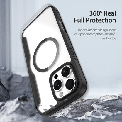 For iPhone 16 Pro DUX DUCIS Skin X Pro Series Magsafe PC + TPU Phone Leather Case(Black) by DUX DUCIS