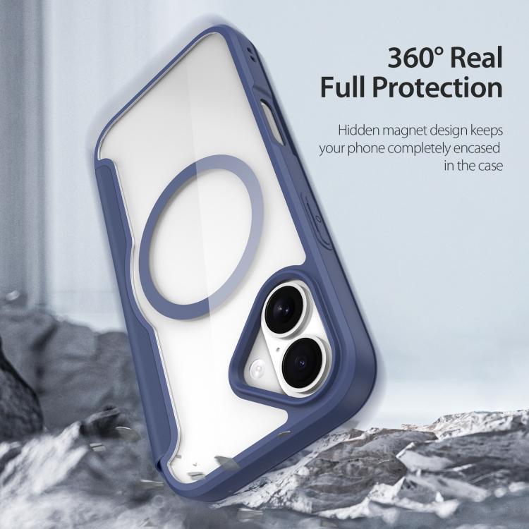 For iPhone 17 DUX DUCIS Skin X Pro Series Magsafe PC + TPU Phone Leather Case(Blue) - iPhone 17 Cases by DUX DUCIS | Online Shopping UK | buy2fix