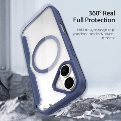 For iPhone 17 DUX DUCIS Skin X Pro Series Magsafe PC + TPU Phone Leather Case(Blue) - iPhone 17 Cases by DUX DUCIS | Online Shopping UK | buy2fix