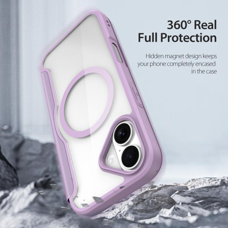 For iPhone 17 DUX DUCIS Skin X Pro Series Magsafe PC + TPU Phone Leather Case(Purple) - iPhone 17 Cases by DUX DUCIS | Online Shopping UK | buy2fix
